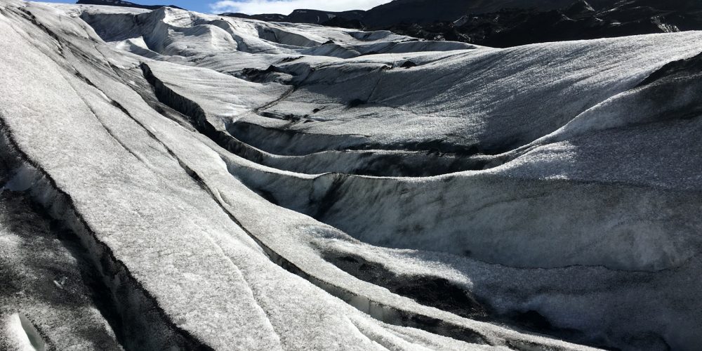 Islande : une randonnée sur le glacier Solheimajokull