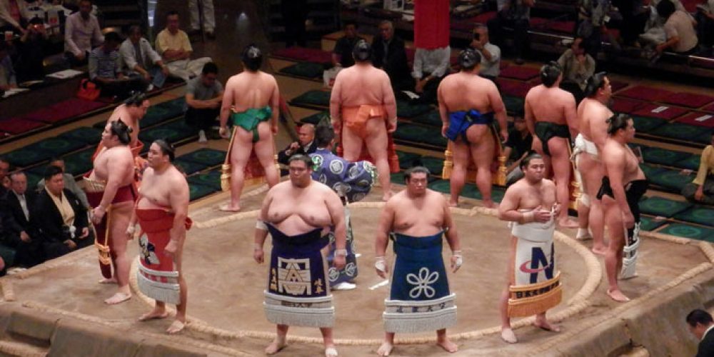 Jour 2 : Tournoi de sumo au Ryogoku Kokugikan
