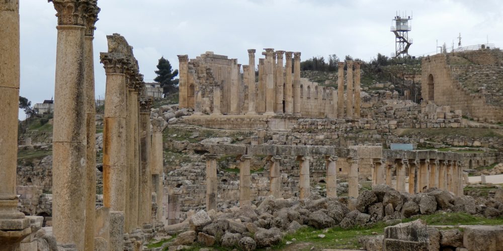 Visite de la ville antique de Jerash et du château d&rsquo;Ajlun (jour 1)